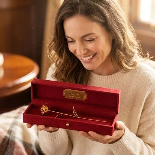 Rosa fortuna clasica serie fuego